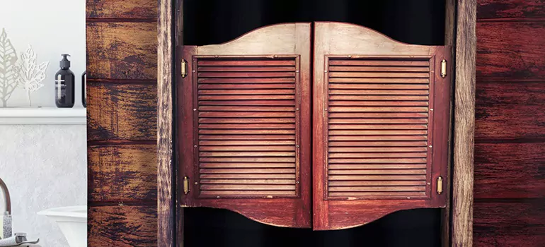 Installing Saloon Door Hinges in Panama City, FL