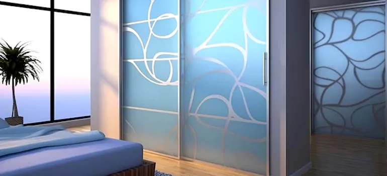 Frosting Glass Cabinet Doors in Panama City, FL